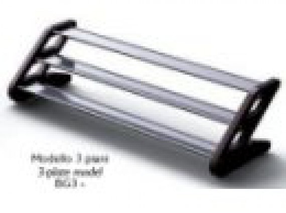 Bottigliera illuminata con led 3 piani.